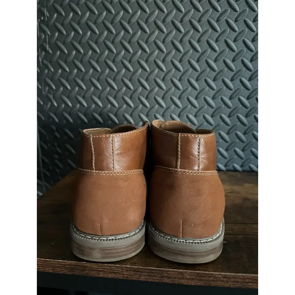Arizona Jean Co Gleeson Tan Brown Dress Chukka Boots Shoes Men's Size 10